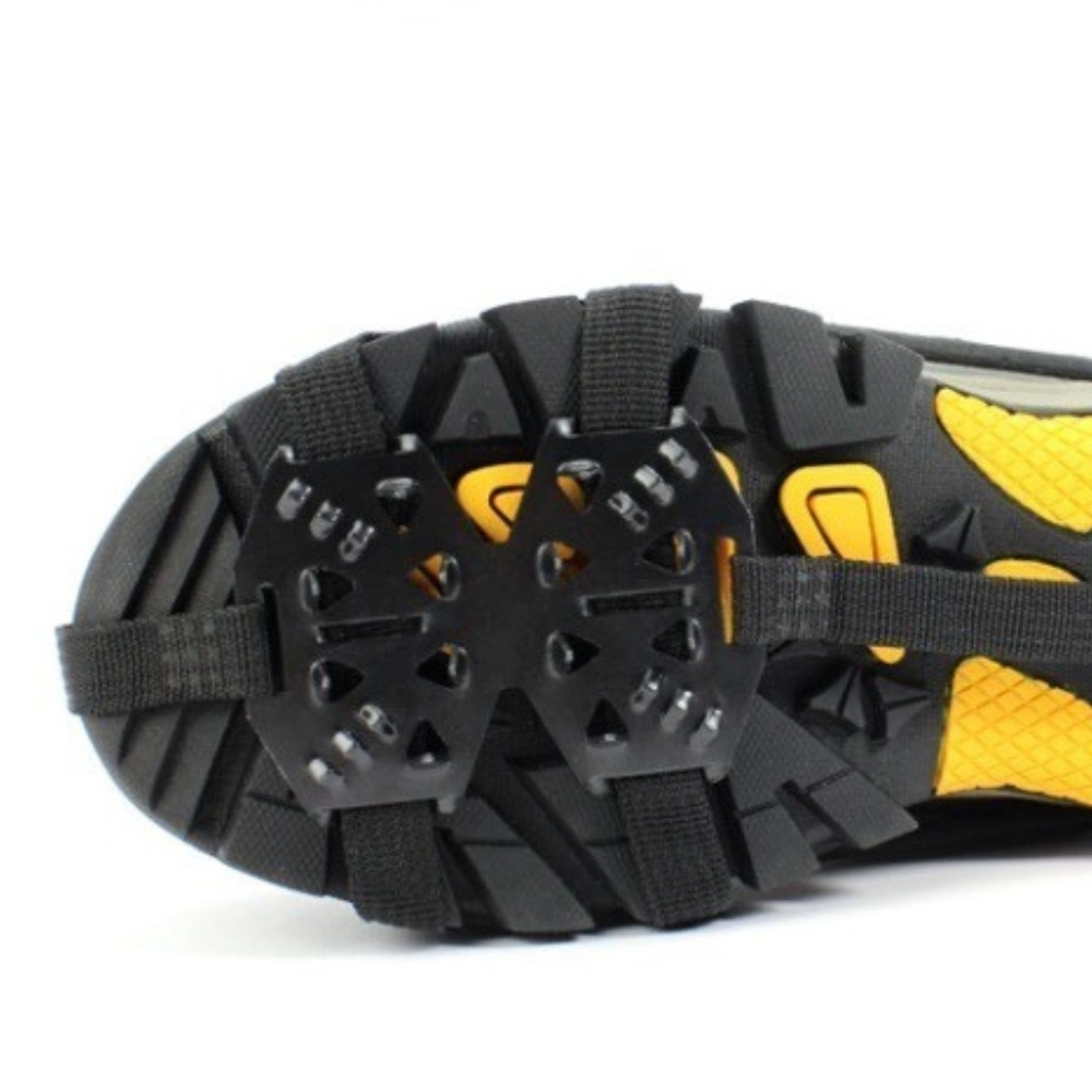 Outdoor 24-Tooth Manganese Steel Crampons Non-Slip Shoe Covers Snow Claws Mountaineering Fishing Shoe Bl23281