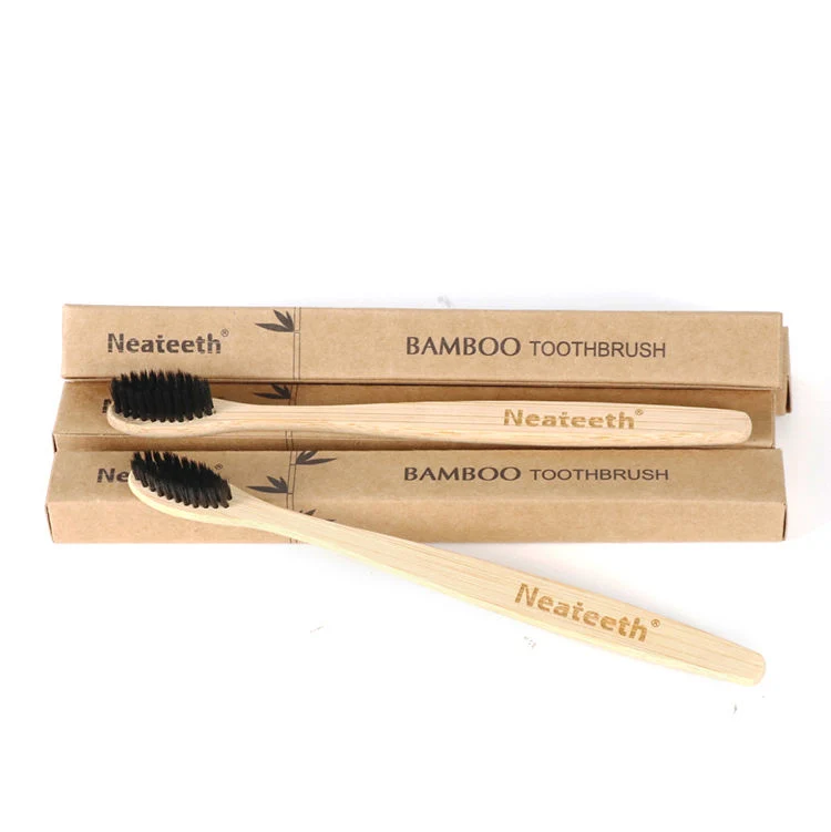 Utilisation d'accueil Frais de voyage utilisé les soins personnels 1PC Pack brosse à dents de bambou de charbon de bois