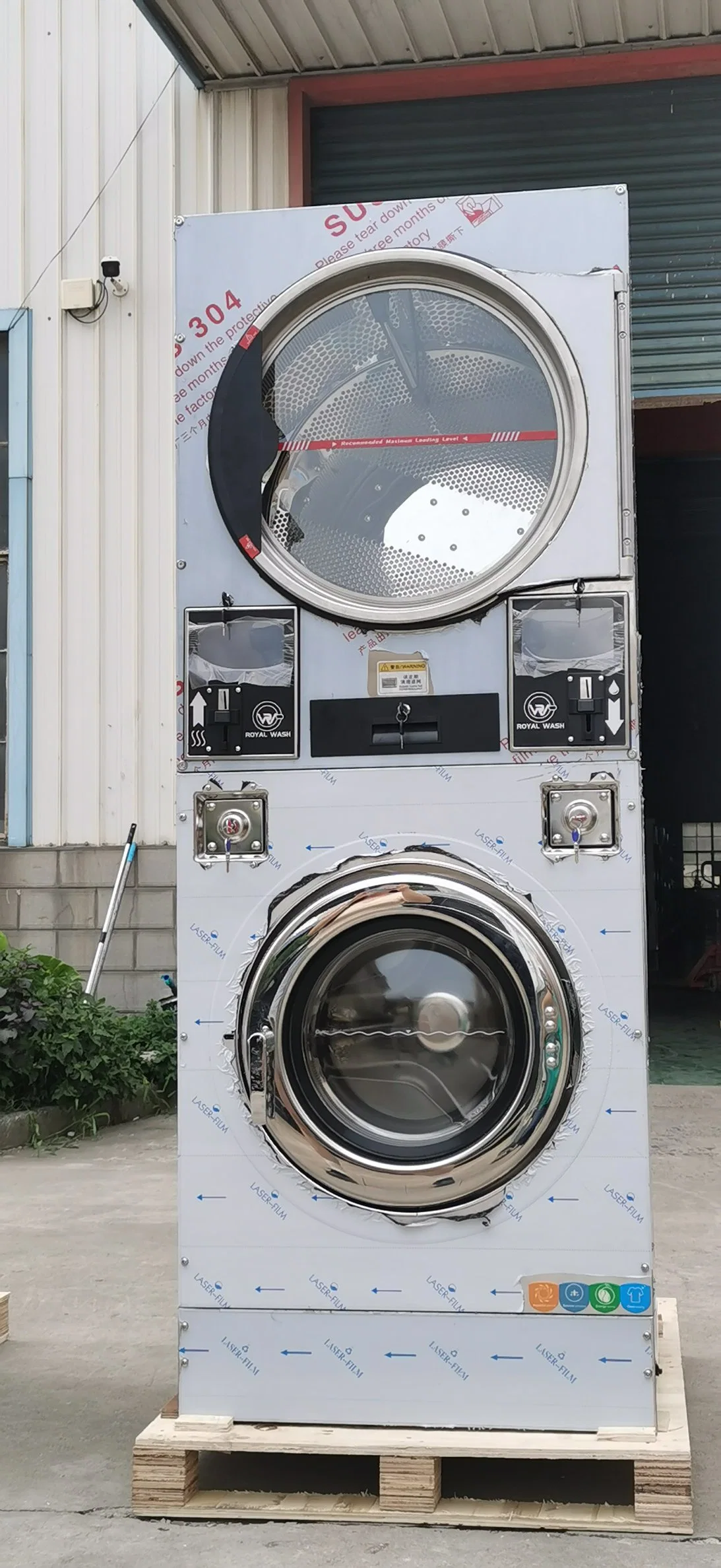 Fully Automatic Washer Dryer Cleaning Machine Industrial Cleaning Machine Laundry Washer Dryer Machine Commercial Laundry Equipment Coin Operation