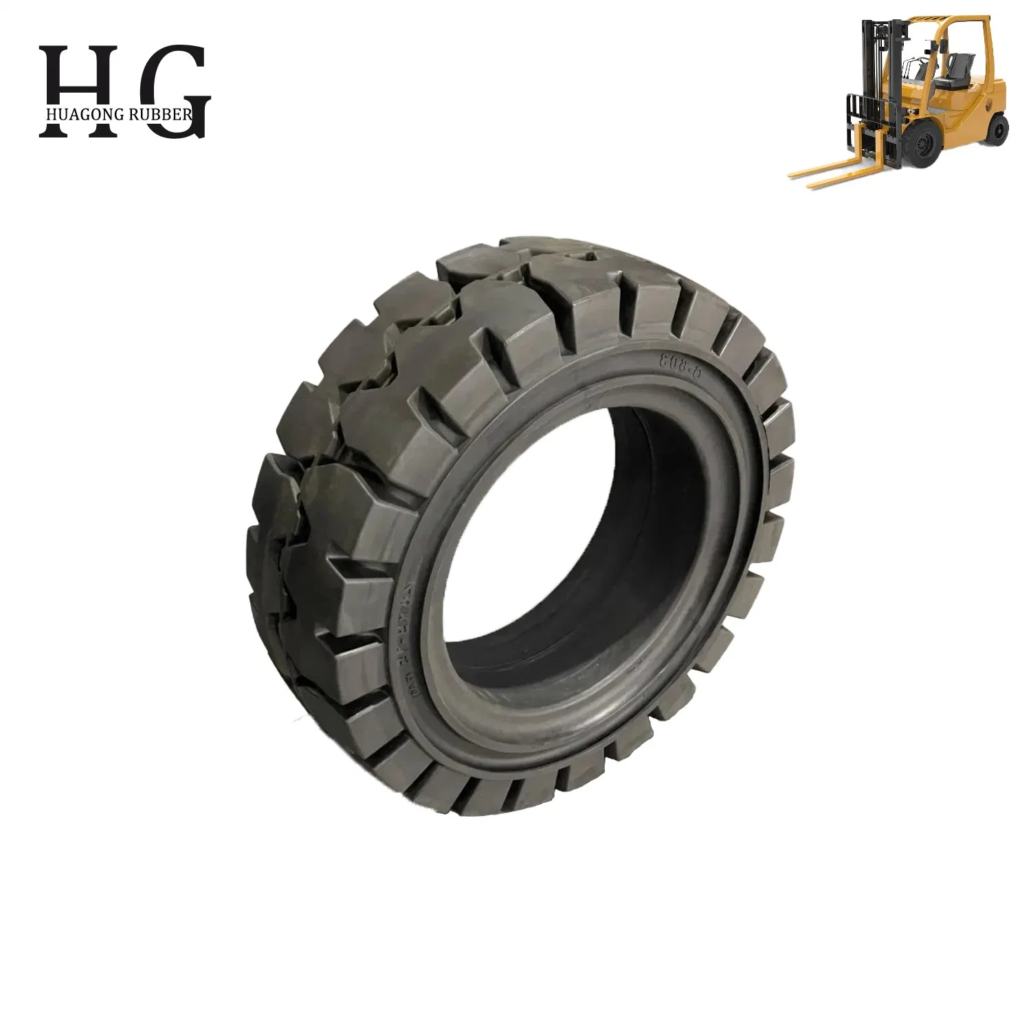 High Quality Wear-Resistant Solid Tires 8.25-15 28*9 Solid Tires for Forklift Trucks