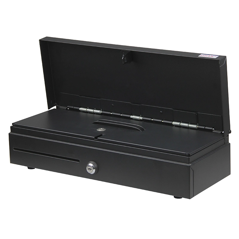 Gsan 170mm Flip Top Mini Metal Cash Register Drawer Money Box