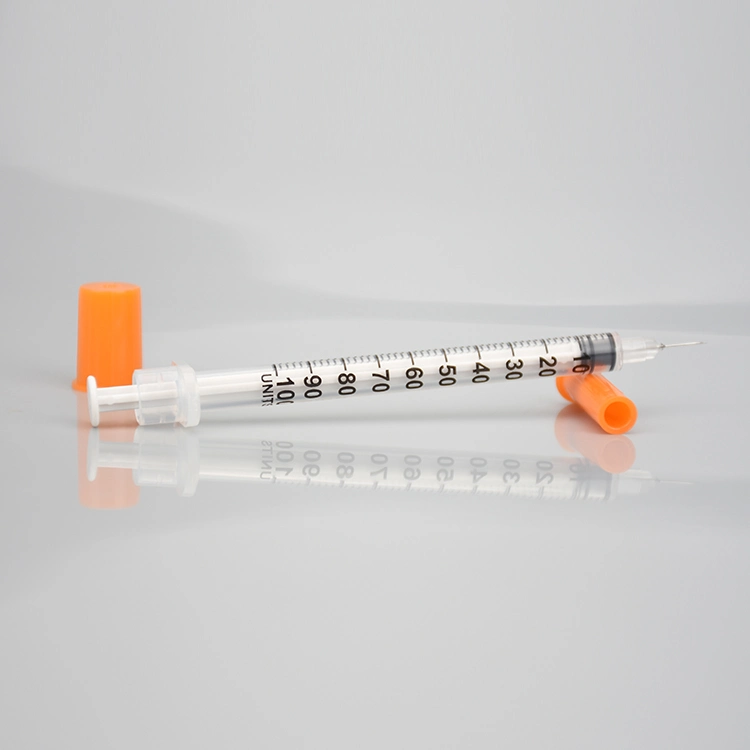 1ml jetable aiguille de seringue à insuline vaccin seringue Luer Lock