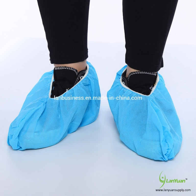 Dustproof Non-Woven Non-Slip Shoe Cover Non Skid Shoe Covers Lab Use Hospital Daily Protection
