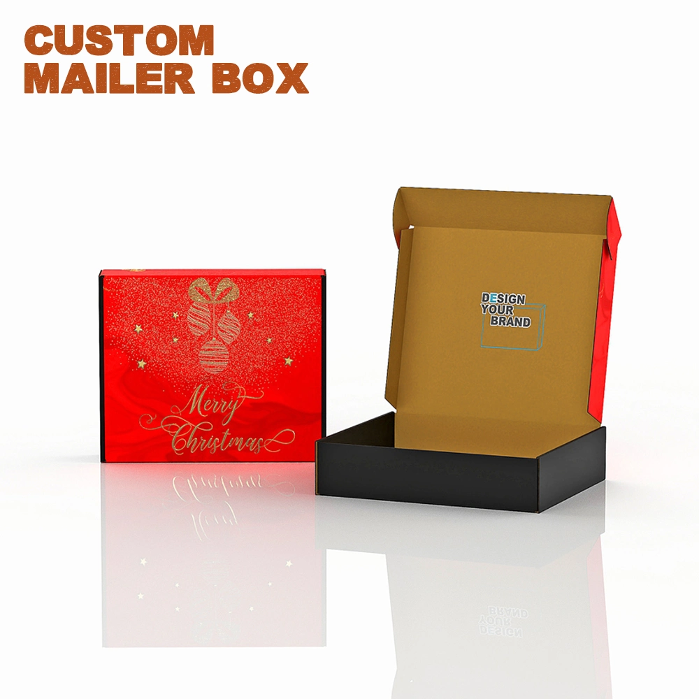 Custom Christmas Decoration Creative Printed Logo Gift Mailer Box Packaging Box Paper Box Corrugated Box Storage Box Shipping Box