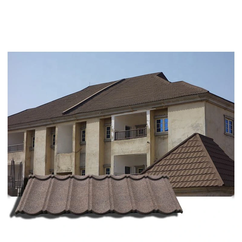 New Style Bond Stone Coated Metal Roof Tiles Roof Tile Guatemala Corrugated Roof Tile