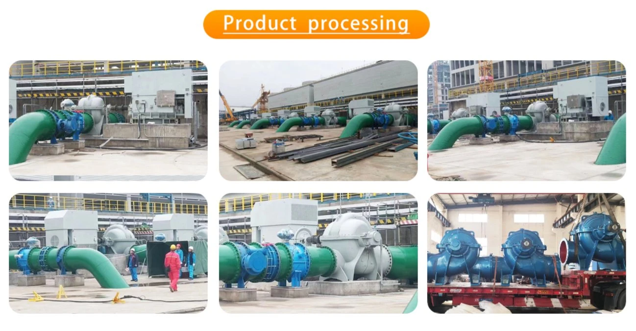 Versatile Industrial Double-Suction Pump - Flow Rate: [6025m&sup3; /H], Head: [63.2m], Power: [2750kw]