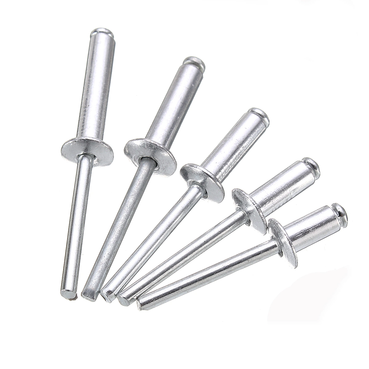 Bouton d'Ongles rivet aveugle de tête de clou de la taille, DIN Pop de l'acier en acier inoxydable aluminium Bright (non enrobé) GB