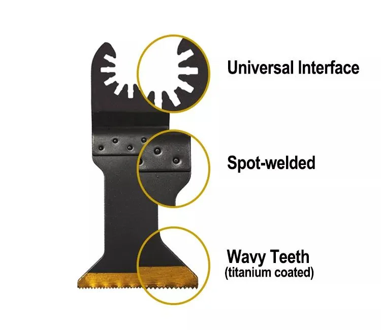 20 STÜCK Kit 45mm Japanische Zähne HCS oszillierende Multi-Tool-Säge Messersatz