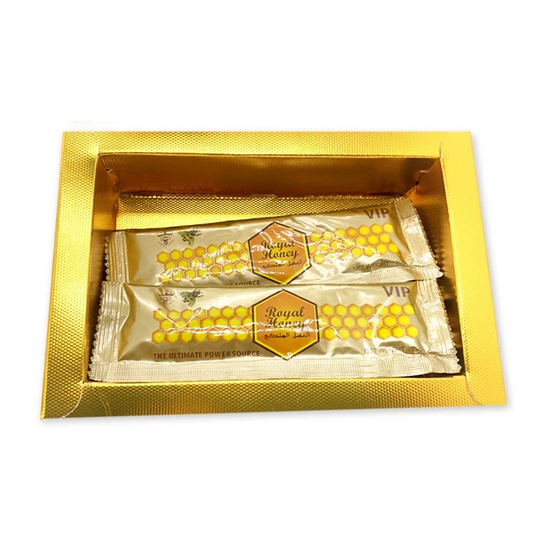 Etumax Royal Honey VIP Silver Sachets Pouches Black Bull Honey