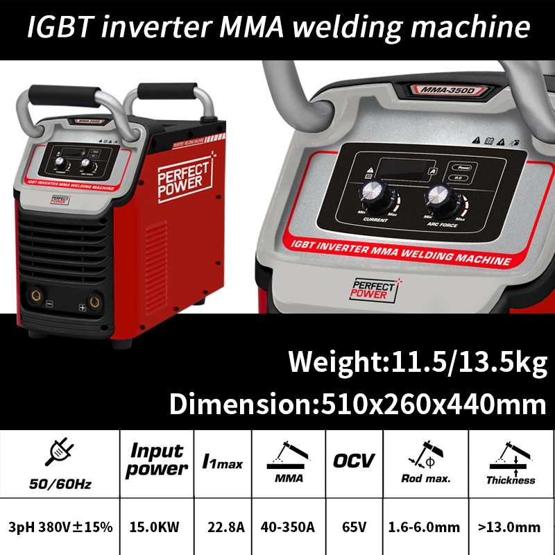 350A Metal Arc Welding Machine Arc Inverter Welder MMA Welding Equipment