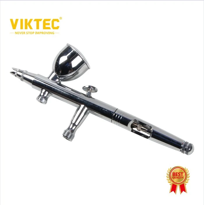 Viktec 2cc, 7cc, 13cc Spray Gun Kit Trigger Spray Gun Dual-Action Airbrush für Kunst, Handwerk, Modellfarbe, Kuchen Dekorieren, Tattoos