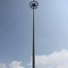 15m~45m Hight Mast Pole with LED Lights High Mast Lights for Airport Lighting