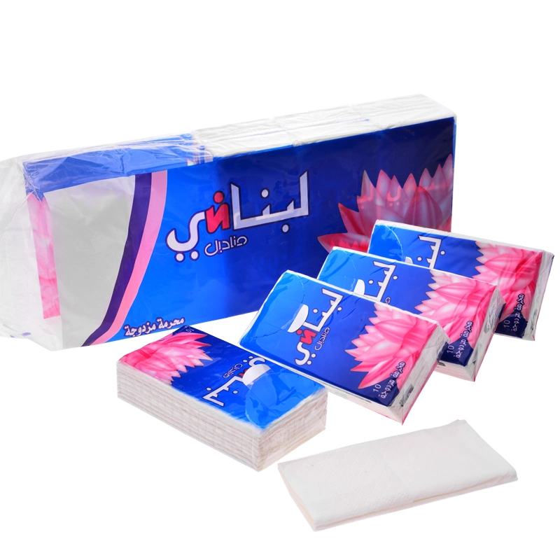 Custom Printed Travel Pocket Facial Tissue Paper Small Pack Colorful Pocket Tissue Paper