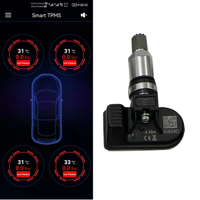 Teléfono móvil para coche sistema de sensor de TPMS Bluetoeth Universal Internal