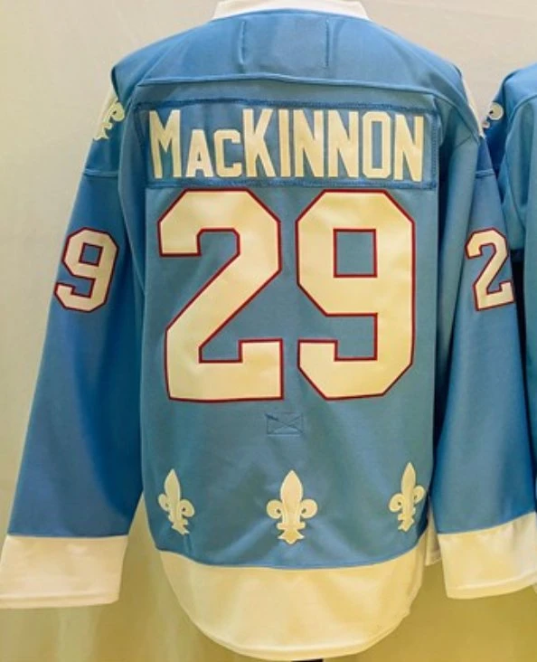 Deportes de sutura Hockey sobre hielo Jerseys Colorado 29 Nathan Mackinnon