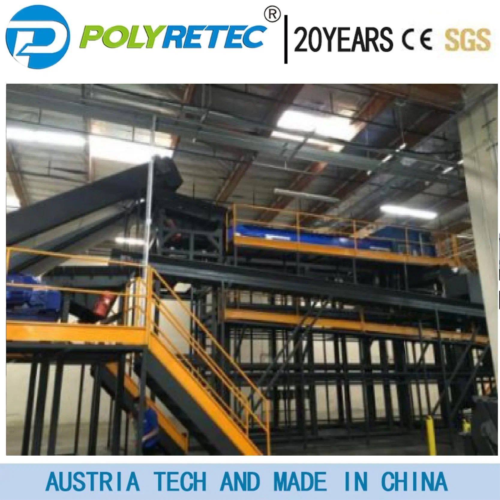 Bottle to Bottle Grade Food Grade Pet Bottle Washing and Recycling Production Line