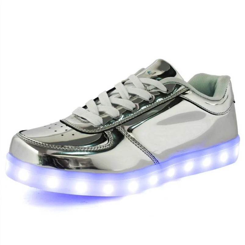 2020 USB Charging PU LED Shoes