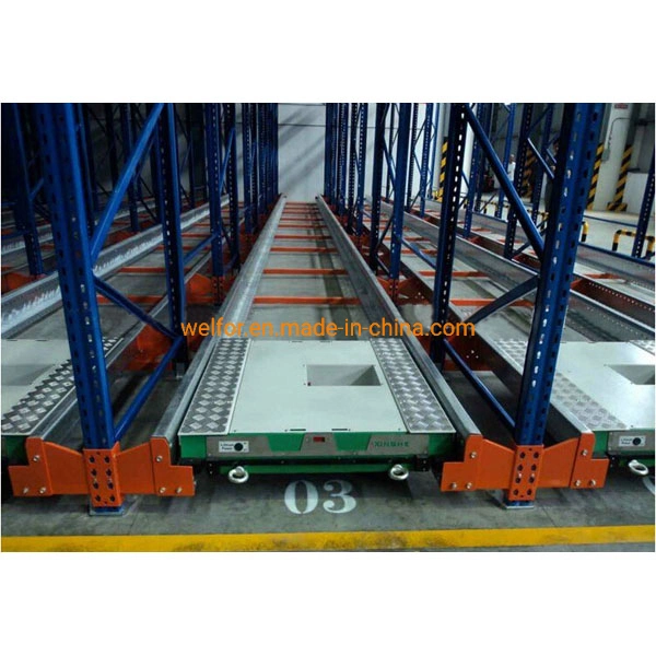 Warehouse Radio Shuttle Pallet Racking System CE Certified Automatic Warehouse Storage Radio Shuttle Racking