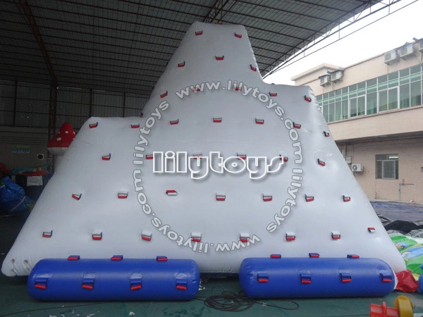 High quality/High cost performance Floating Inflatable Iceberg Water Toy with Best Handle