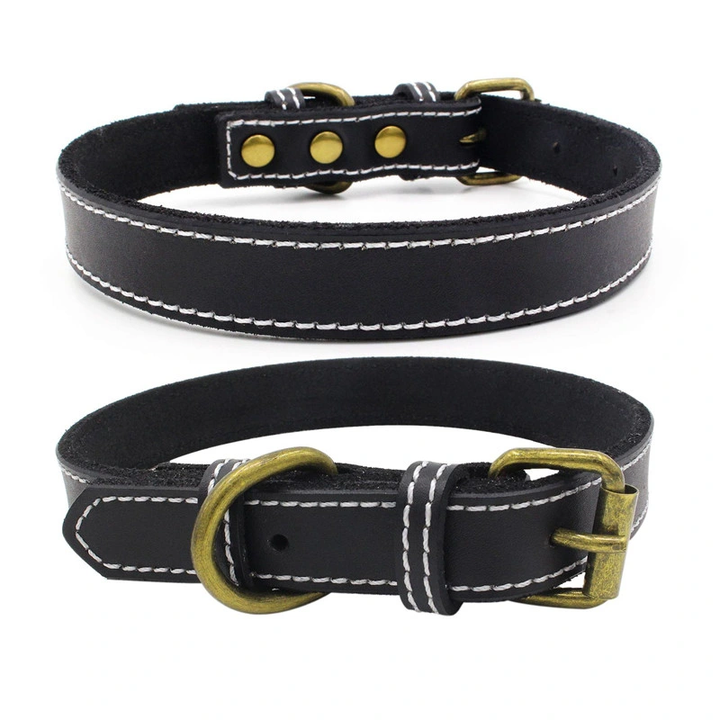 Genuine LED Leather Dog Collar Pet Lead for Dog