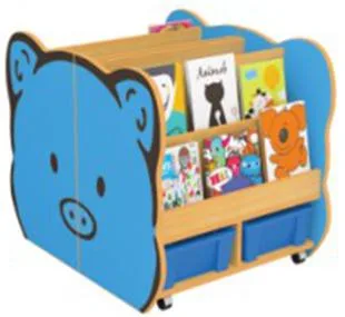 Cute Design Children Wood Toy Storage Cabinet Used Nursery Furniture for Sale