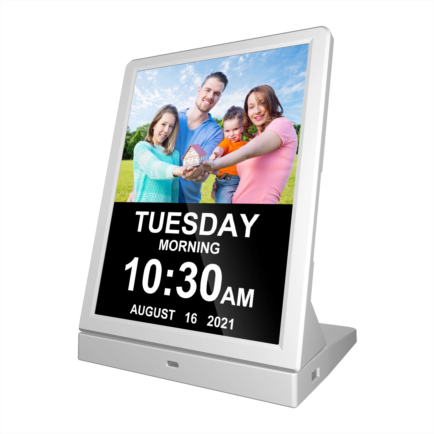 Cloud Server New Battery Operated Wireless Charger WiFi Digital Photo Frame