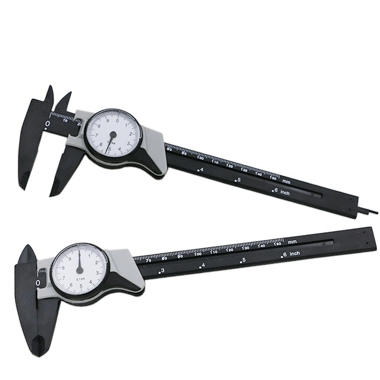 Dial Caliper 0-150mm / 0.1 Shockproof Plastic Digital Caliper