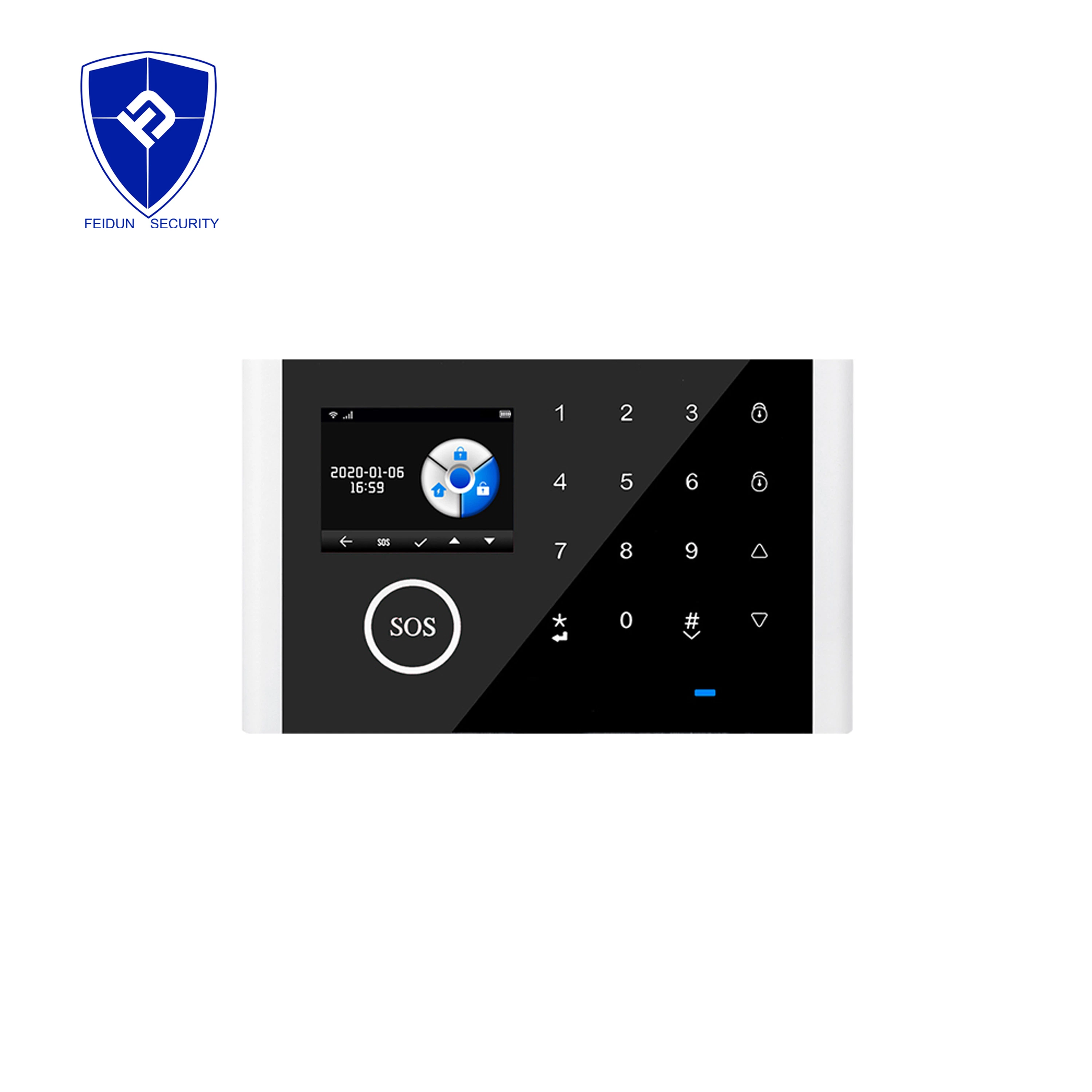 Smart Security Home Sos\Fire\Alarma de Gas del sistema de alarma antirrobo con marcador digital inalámbrico Manual Sistema de Alarma de seguridad del hogar