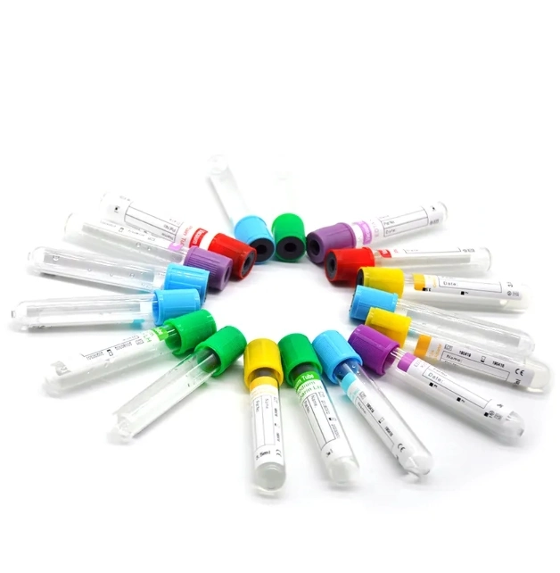 Disposable Medical Vacuum Blood Collection Tube Pet Glass