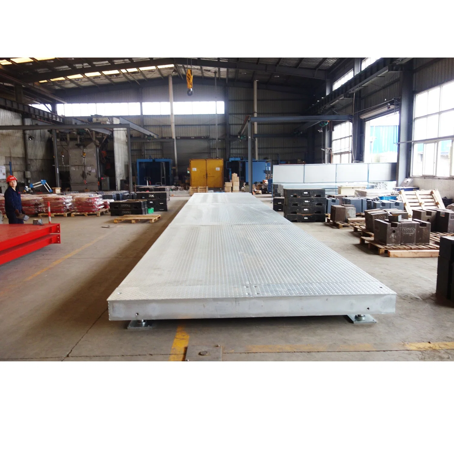 Industrial Electronic Galvanized Truck Scale with OIML Standard, 80t-120t Steel Weighbridge