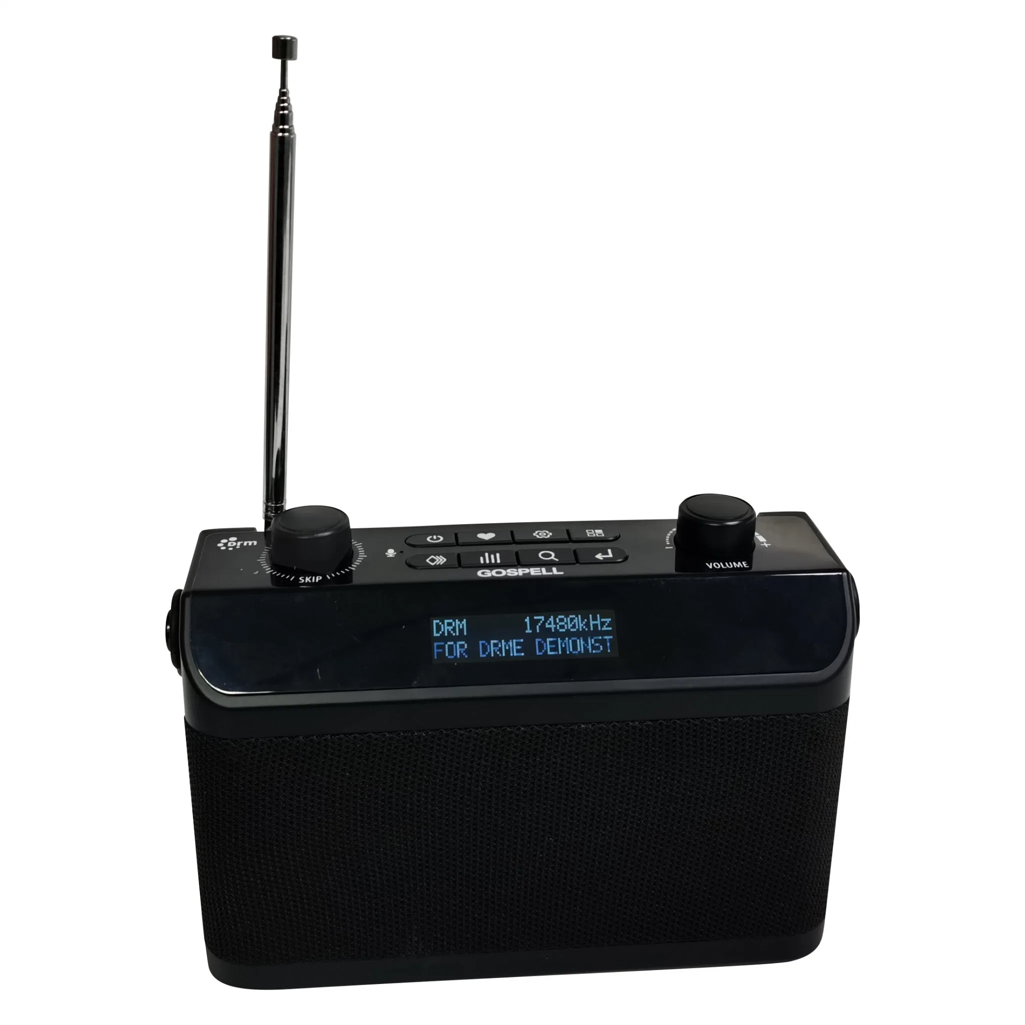 Gospell Gr-228bp Radio numérique portable élégant et élégant, combinaison d'un récepteur DRM à bande complète