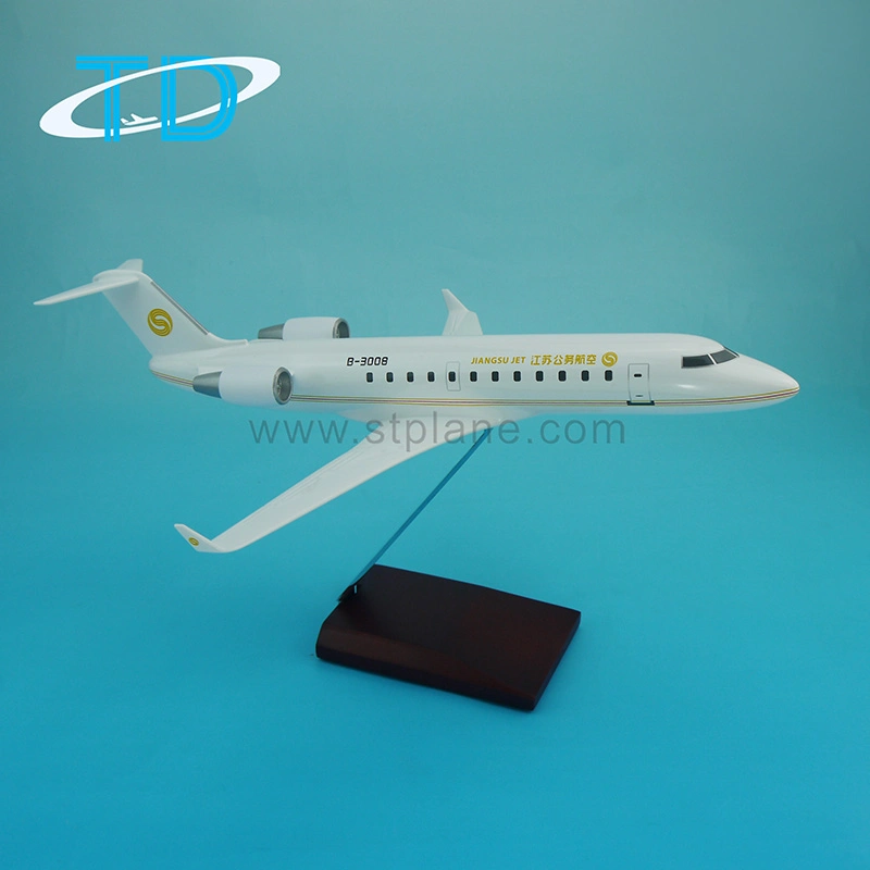 Crj-200 Modelo Jet comercial de resina de 34cm.