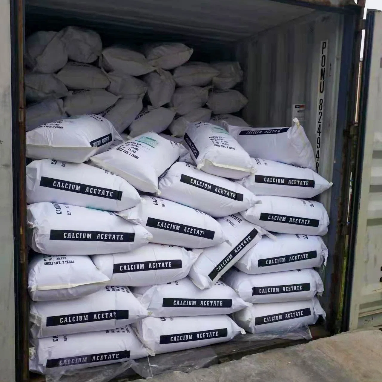 Acetic Acid Calcium Salt E263 C4h6cao4 Calcium Acetate Powder