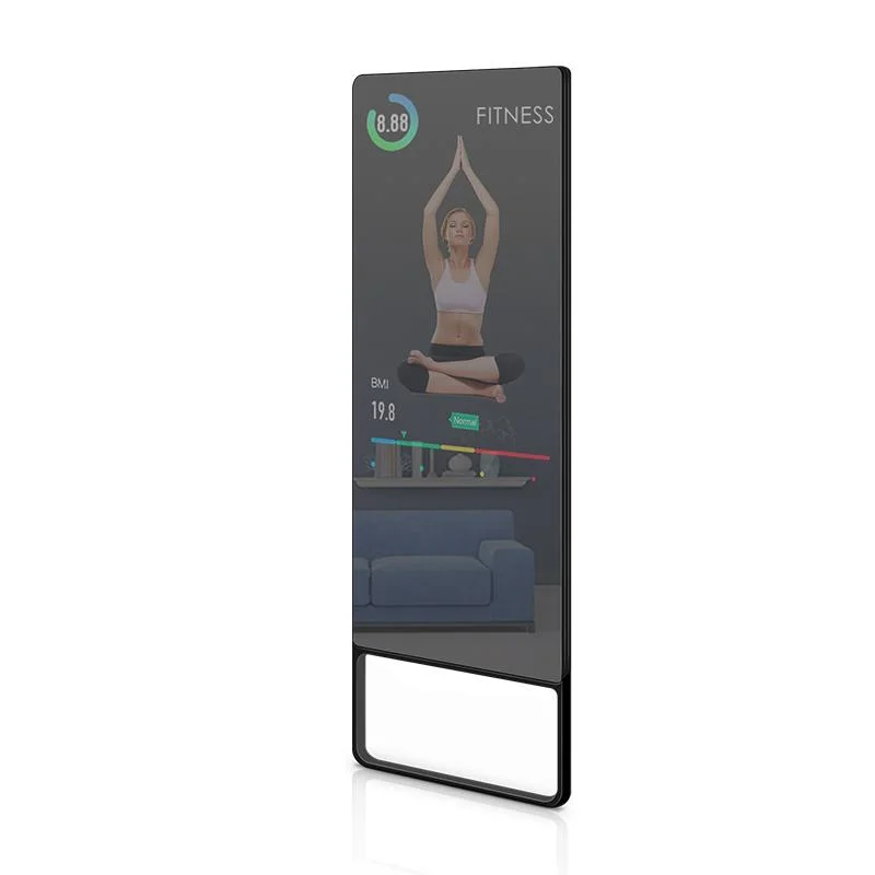 32" 43" Smart Fitness Spiegel Virtual Fitting Spiegel Interactive Touch Bildschirm Magic Mirror für Training Workout/Sport/Gym/Yoga