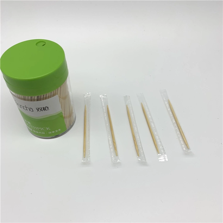 Wood Round Double-Points Tooth Picks