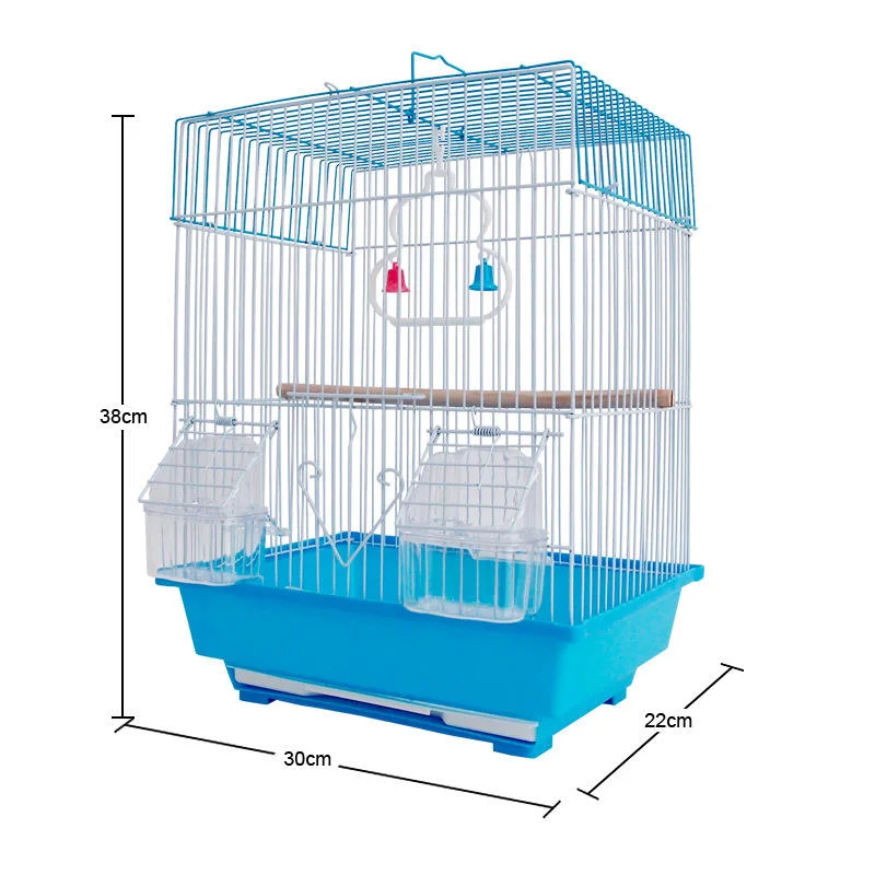 Pet Products Removable Tray Flat Top Economy Parakeet and Small Bird Cage