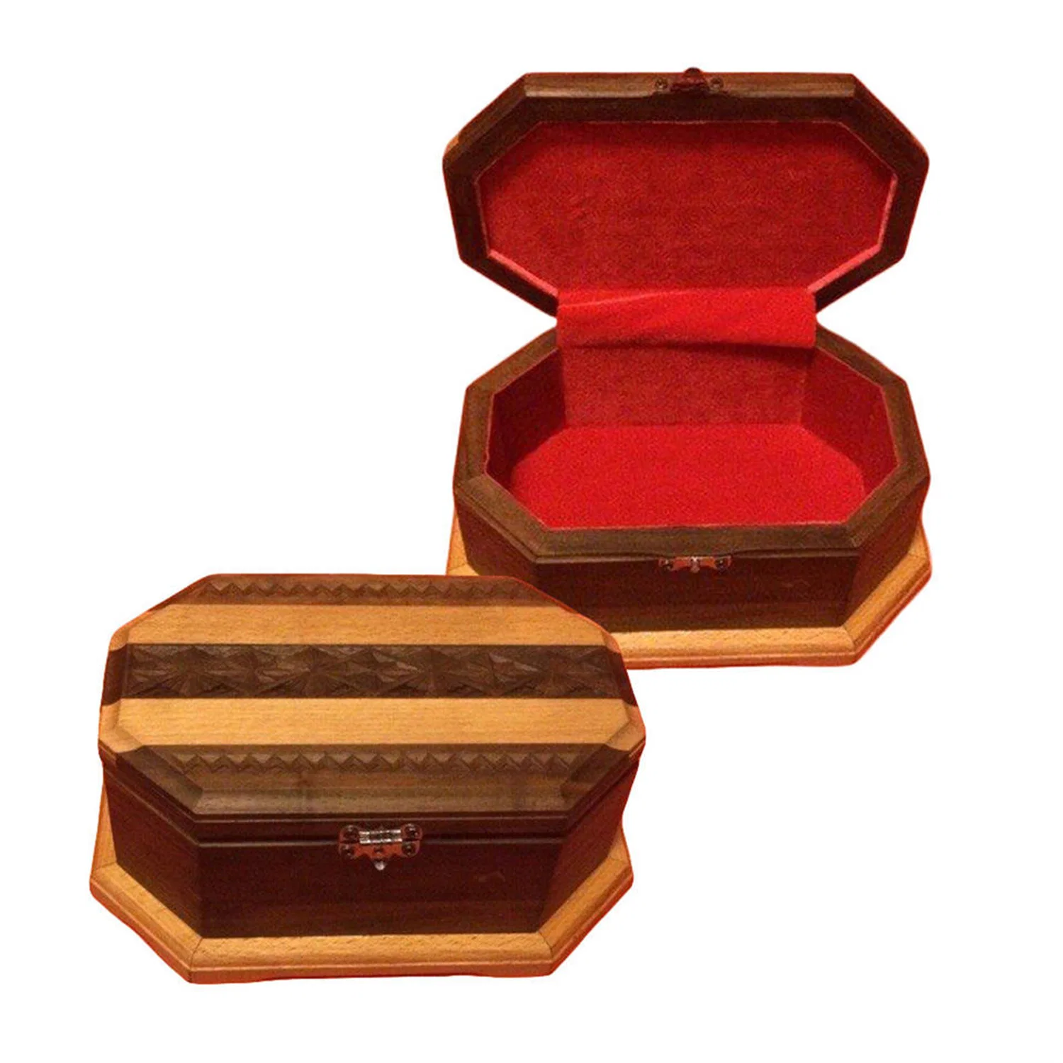 Factory Custom Irregular Fine Wooden Box for Storing Handmade Jewelry