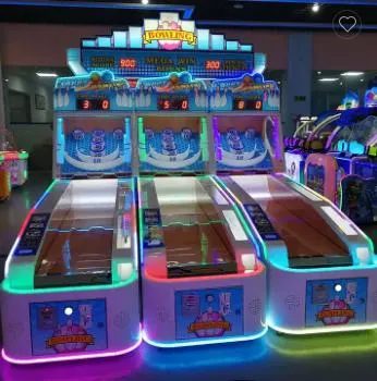 Heureux le gros gibier Hall de la machine de Bowling jeu vidéo ville nouvelle machine de jeu de pièces de trois personnes