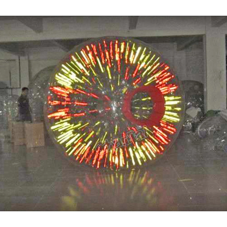 Inflable de fluorescencia de hierba cuerpo pelota bola Zorb inflables