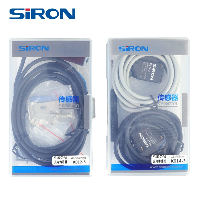 Siron K Thru-Beam012-7 Prix d'usine de 5 m de distance de détection de type NPN/PNP LED infrarouge capteur photoélectrique