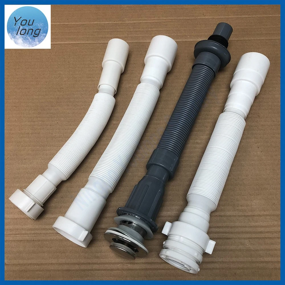 Kitchen Sink Double PVC Flexible Drain Pipe with Hose Y- Shape