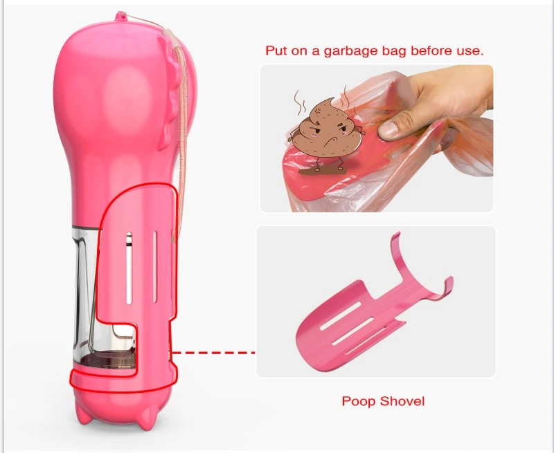 Portable Drinking Trough Garbage Collection Bag Pet Water Dispenser Pet Travel Cup
