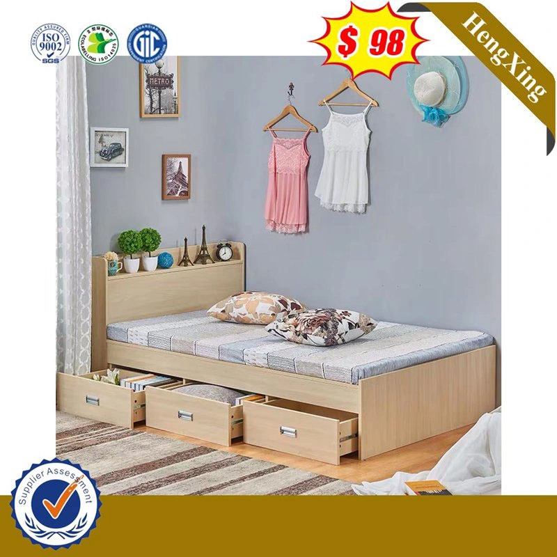 Wooden Kid Children Single Bed Children Bedroom Furniture Set with Bookcase