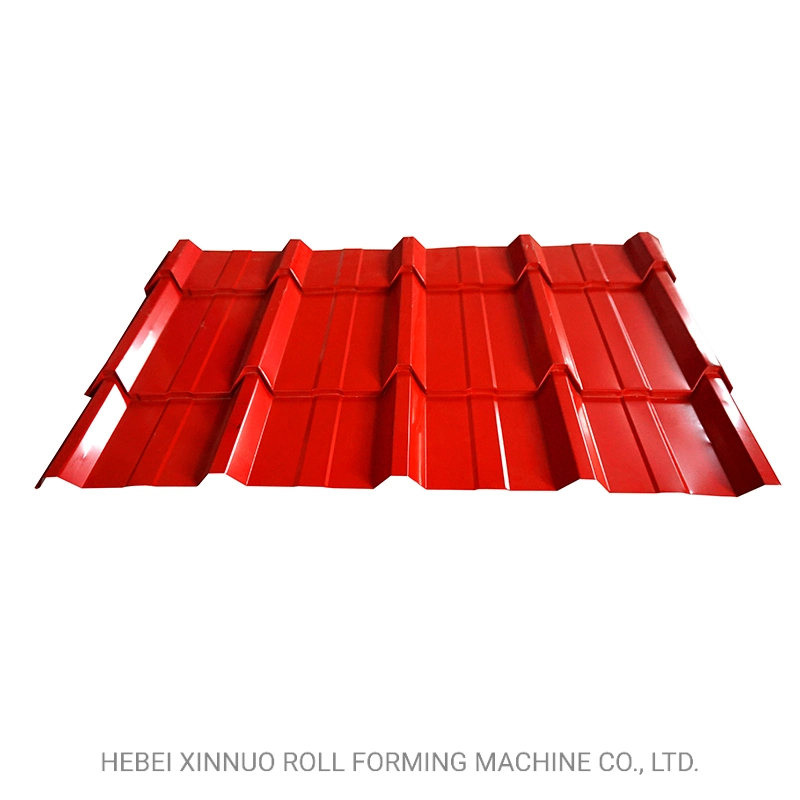 840 Tiles Glazed Roll Forming Machine Hydraulic Press Metal Sheet Roof Tile Making Machinery