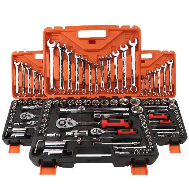 121 PCS Tool Car Motorcycle Home Socket Mechanic Wrench Ratchet Sets