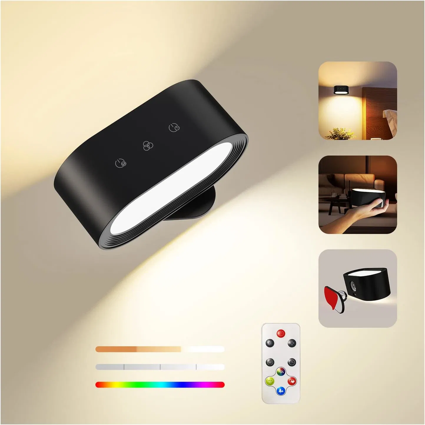 Apliques Eye-Caring ambiente RGB LED luces LED luces decoración gabinete