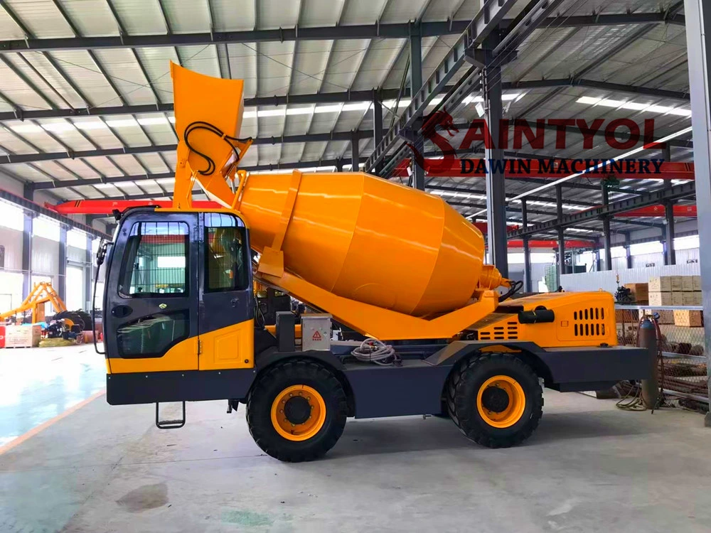 1.6m3 Mini Self Loading Concrete Mixer Truck with 4 Wheel Drive