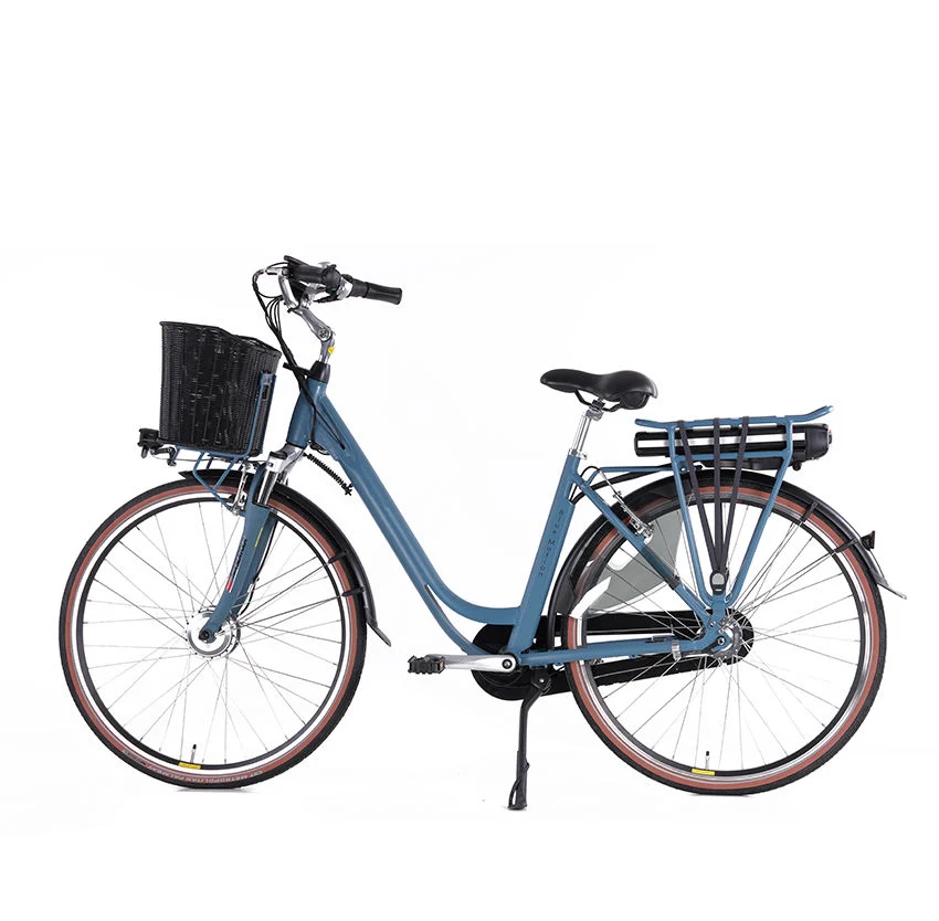 Bicicleta eléctrica ecológica con motor 250W y batería de litio 10,5ah