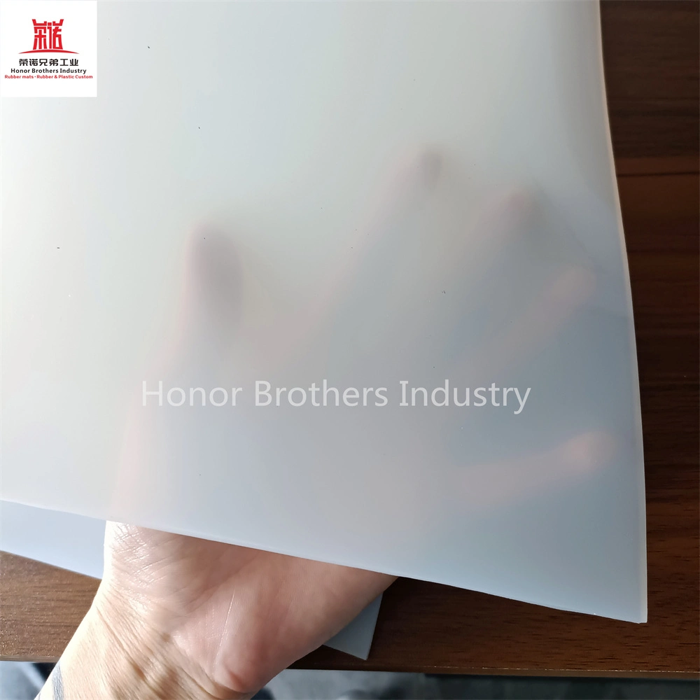 White Heat-Resistant Anti-Static Silicon Plate High-Temperature Resistant Silicone Rubber Sheet