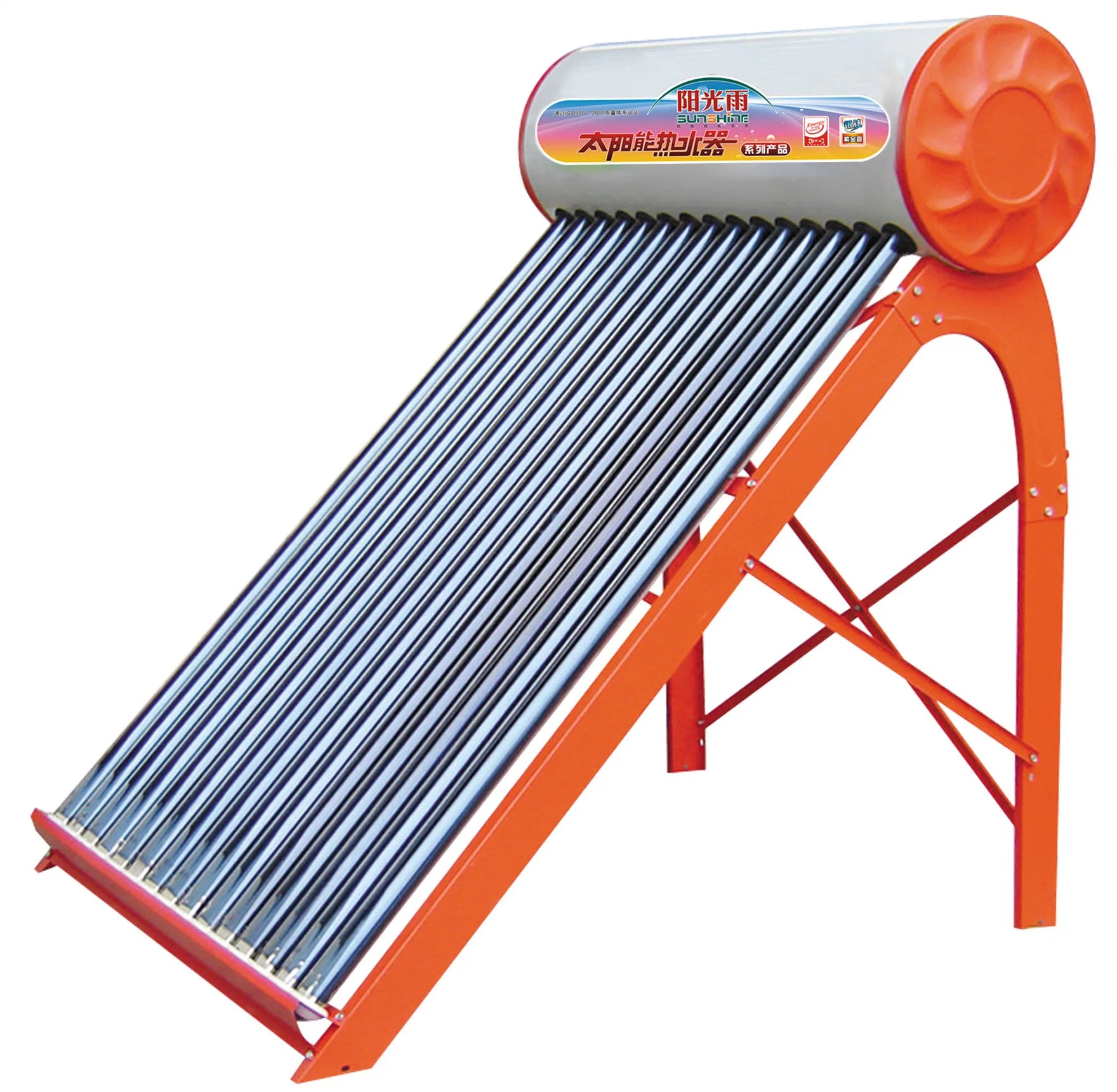 100 200 300 litros de tubo de vacío géiser Solar Calentador de Agua Solar Híbrido